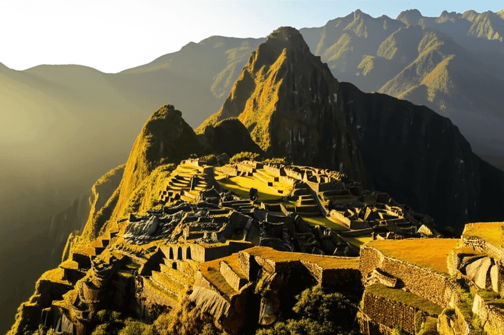 Machu Picchu at sunrise